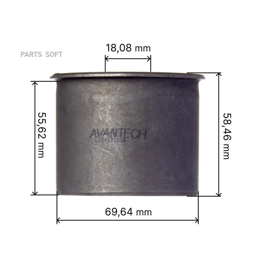 Сайлентблок Переднего Нижнего Рычага Задний Avantech(Кратность 1 Шт) AVANTECH арт. ASB0353
Сайлентблок Переднего Нижнего Рычага Задний Avantech(Кратность 1 Шт) AVANTECH арт. ASB0353