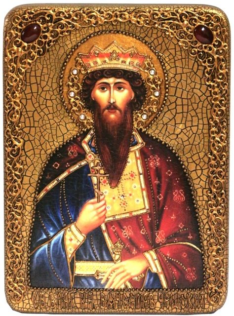 Икона аналойная Святой Благоверный князь Вячеслав Чешский на мореном дубе 999-RTI-573m
Икона аналойная Святой Благоверный князь Вячеслав Чешский на мореном дубе 999-RTI-573m
