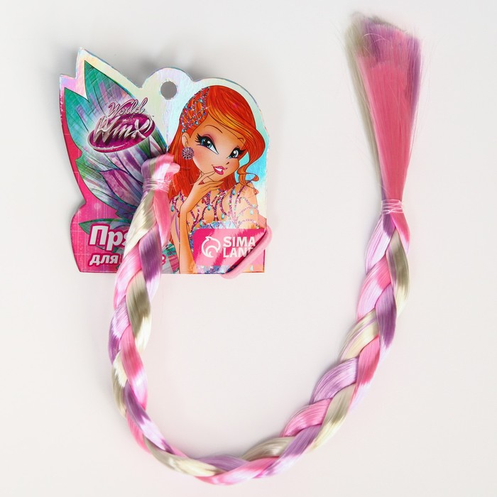 Цветная прядь-косичка на резинке "Коса Фея Блум", канекалон, WINX, Разноцветный, World of WINX
Цветная прядь-косичка на резинке "Коса Фея Блум", канекалон, WINX, Разноцветный, World of WINX