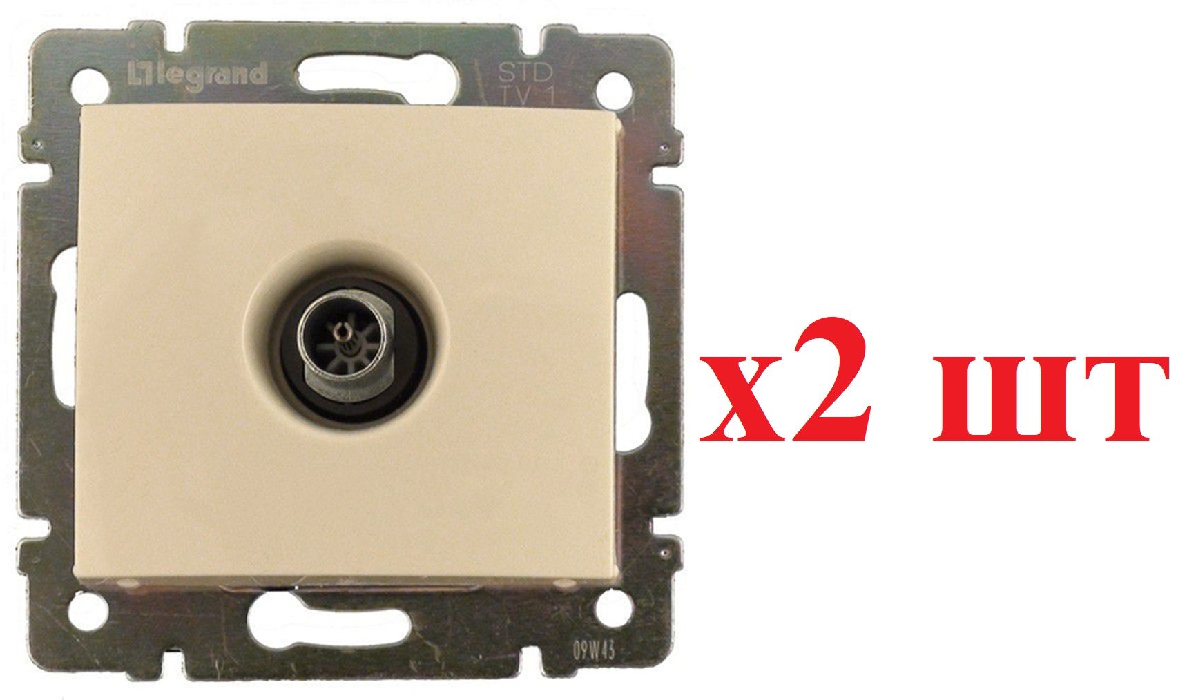 Legrand Valena Крем Розетка TV единственная 1,5 дБ 774329 (2шт), Бежевый, Valena_774329_2
Legrand Valena Крем Розетка TV единственная 1,5 дБ 774329 (2шт), Бежевый, Valena_774329_2