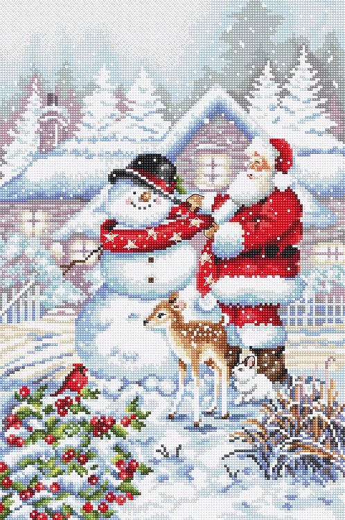 Набор для вышивания Letistitch Snowman and Santa L8015
Набор для вышивания Letistitch Snowman and Santa L8015