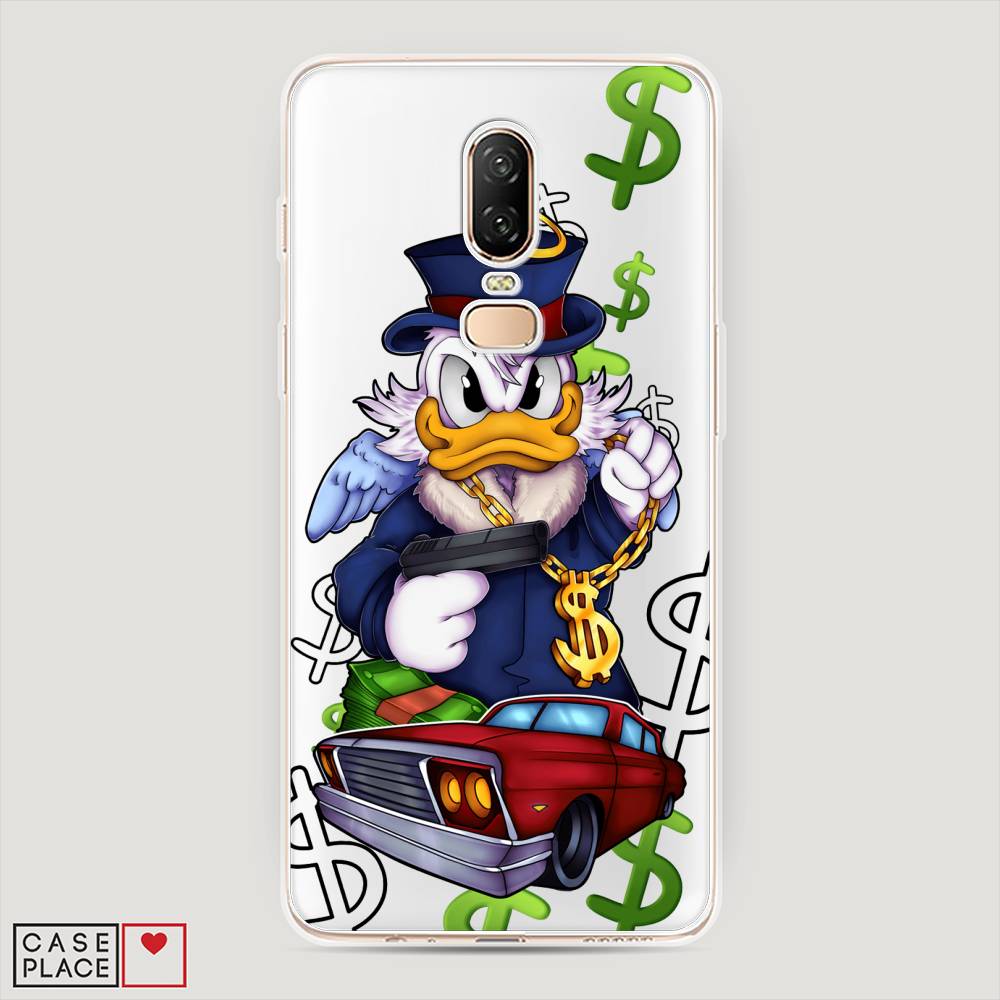 Чехол на OnePlus 6 "Scrooge McDuck with a Gold Chain", Красный;синий;белый, 150550-6
Чехол на OnePlus 6 "Scrooge McDuck with a Gold Chain", Красный;синий;белый, 150550-6