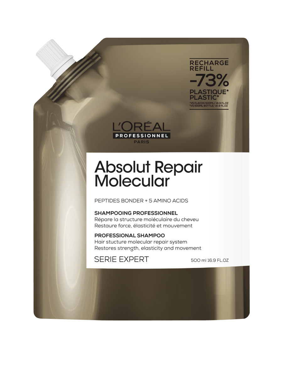 Шампунь L'Oreal Professionnel Absolut Repair Molecular для восстановления REFILL 500 мл
Шампунь L'Oreal Professionnel Absolut Repair Molecular для восстановления REFILL 500 мл