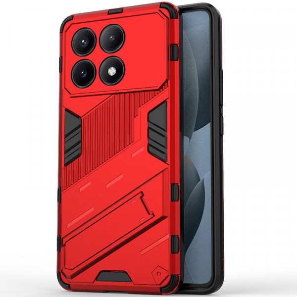 Чехол-подставка RosCase Megatron для Xiaomi Poco X6 Pro 5G / Redmi K70E, Красный
Чехол-подставка RosCase Megatron для Xiaomi Poco X6 Pro 5G / Redmi K70E, Красный