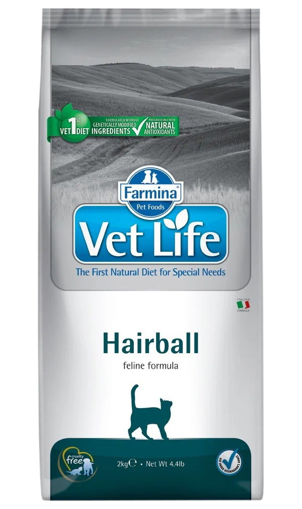 FARMINA FARMINA VET LIFE FELINE HAIRBALL для взрослых кошек для вывода шерсти (2 кг х 4 шт
FARMINA FARMINA VET LIFE FELINE HAIRBALL для взрослых кошек для вывода шерсти (2 кг х 4 шт
