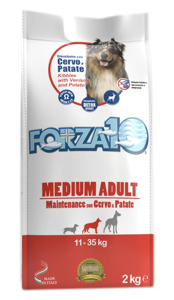 FORZA10 FORZA10 DOG MAINTENANCE ADULT MEDIUM для взрослых собак средних пород с олениной и
FORZA10 FORZA10 DOG MAINTENANCE ADULT MEDIUM для взрослых собак средних пород с олениной и