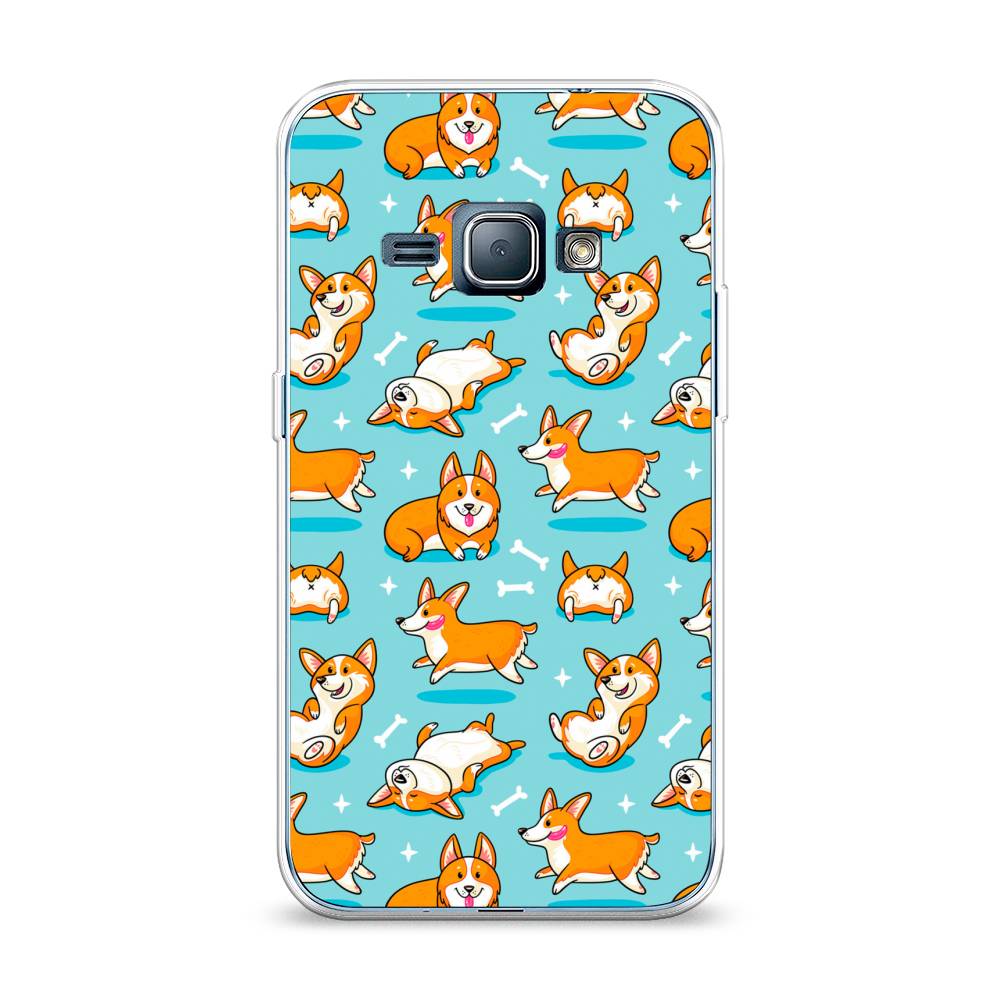 Чехол Awog на Samsung Galaxy J1 2016 / Самсунг J1 2016 "Веселые корги", Коричневый, 22150-2 
Чехол Awog на Samsung Galaxy J1 2016 / Самсунг J1 2016 "Веселые корги", Коричневый, 22150-2