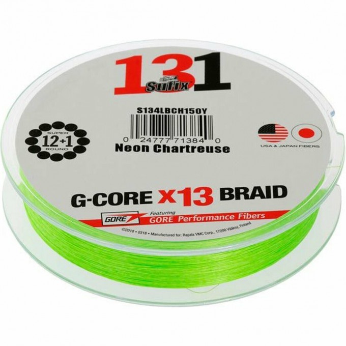 Плетеный шнур для рыбалки Sufix 131 G-Core (0.148 / 8.1 / 0.8 / 18), Зеленый, 131 G-Core
Плетеный шнур для рыбалки Sufix 131 G-Core (0.148 / 8.1 / 0.8 / 18), Зеленый, 131 G-Core