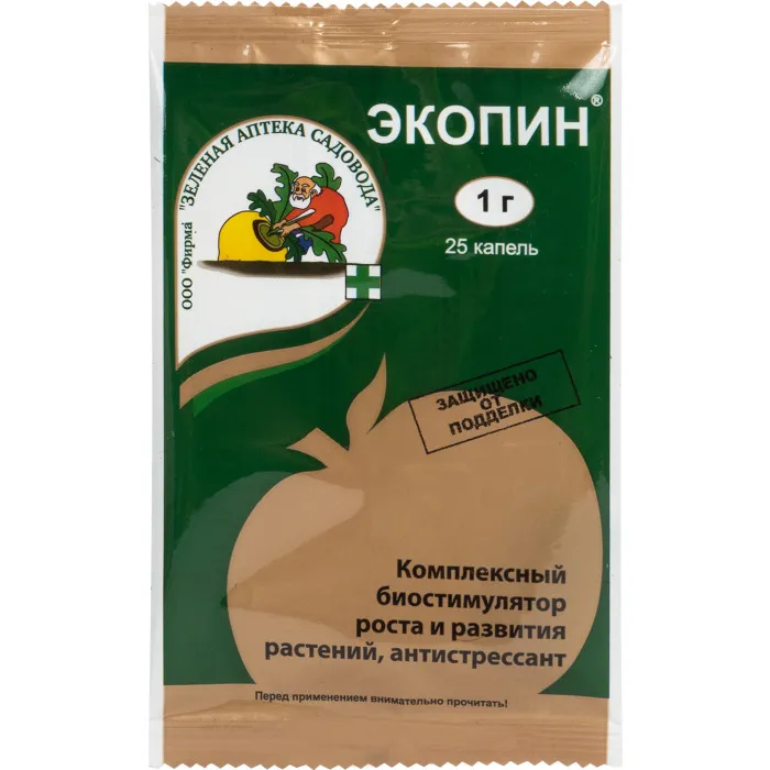 Универсальный биостимулятор с антистрессовым эффектом Экопин Зеленая аптека садовода, 1 г, 141102
Универсальный биостимулятор с антистрессовым эффектом Экопин Зеленая аптека садовода, 1 г, 141102