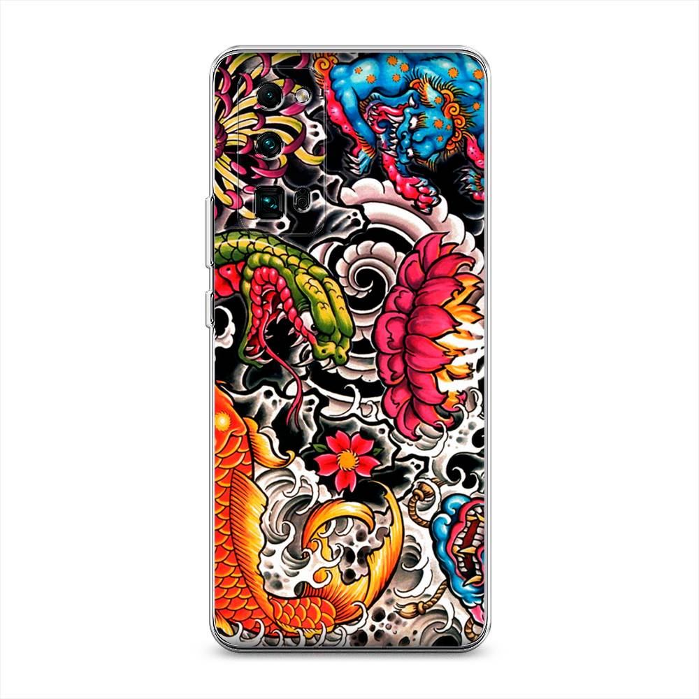 Чехол на Honor 30 Pro Plus "Японское искусство", Красный;оранжевый;голубой, 612250-4
Чехол на Honor 30 Pro Plus "Японское искусство", Красный;оранжевый;голубой, 612250-4