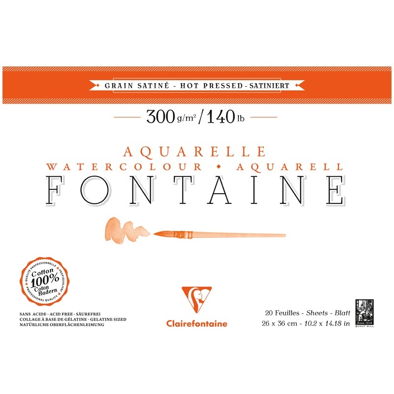 Clairefontaine 20 листов, 26х36 см, Fontaine Grain satin, сатин, 20 листов, 26х36 см, Fontaine Grain satin, сатин
Clairefontaine 20 листов, 26х36 см, Fontaine Grain satin, сатин, 20 листов, 26х36 см, Fontaine Grain satin, сатин