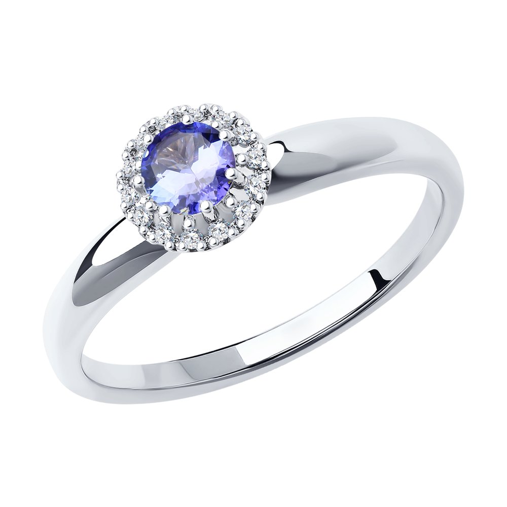 Кольцо из белого золота с бриллиантом/танзанитом р. SOKOLOV Diamonds 6014185-3, 6014185-3
Кольцо из белого золота с бриллиантом/танзанитом р. SOKOLOV Diamonds 6014185-3, 6014185-3