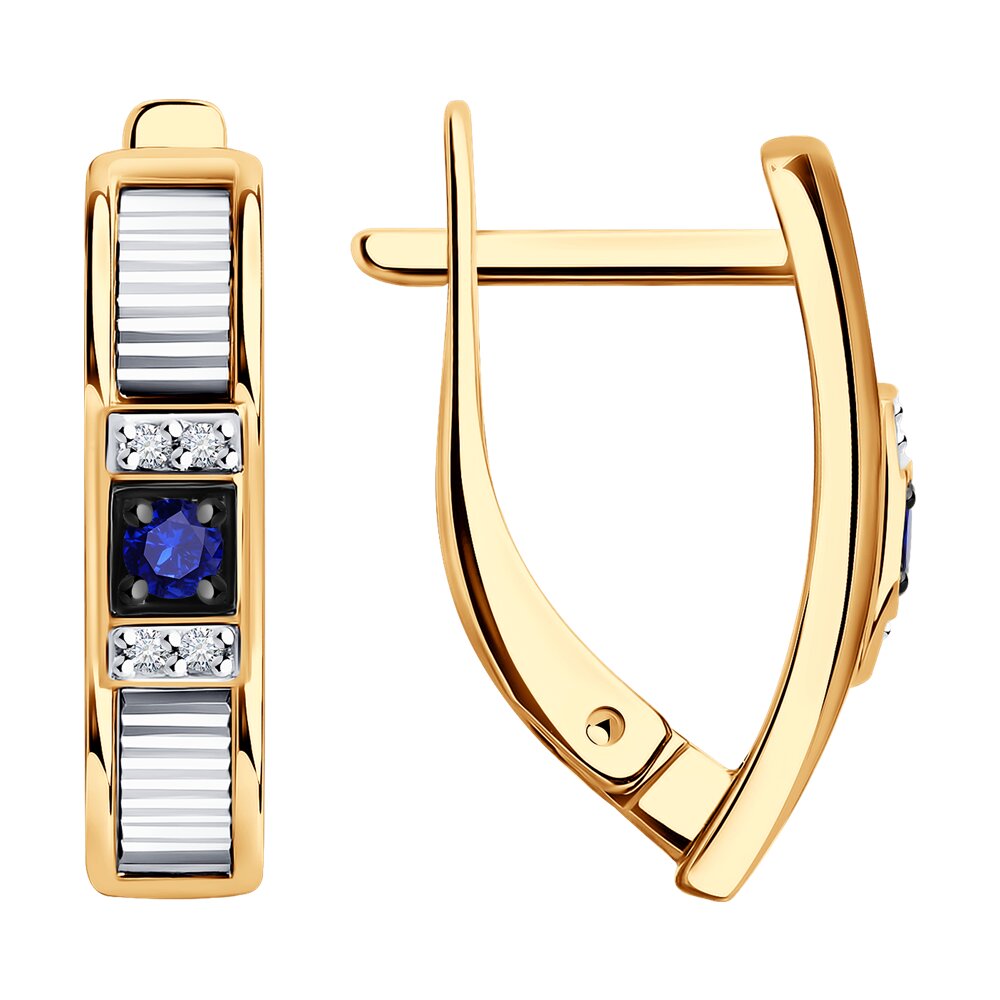 Серьги из комбинированного золота с бриллиантом/сапфиром Diamant 51-220-01850-1, 51-220-01850-1
Серьги из комбинированного золота с бриллиантом/сапфиром Diamant 51-220-01850-1, 51-220-01850-1