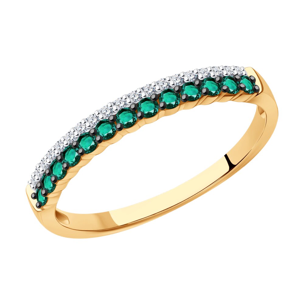 Кольцо из красного золота с бриллиантом/изумрудом р. 18,5 SOKOLOV Diamonds 3010633, 3010633
Кольцо из красного золота с бриллиантом/изумрудом р. 18,5 SOKOLOV Diamonds 3010633, 3010633