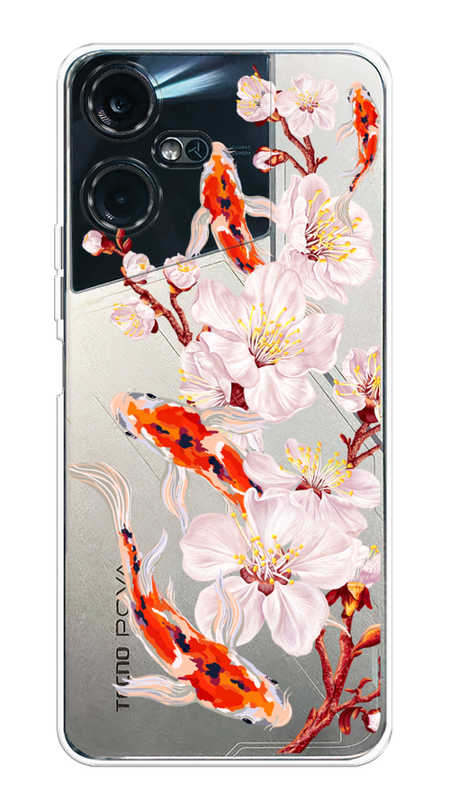 Чехол на Tecno Pova Neo 3 "Карпы и сакура", Оранжевый;розовый;бежевый;прозрачный, 304450-1
Чехол на Tecno Pova Neo 3 "Карпы и сакура", Оранжевый;розовый;бежевый;прозрачный, 304450-1