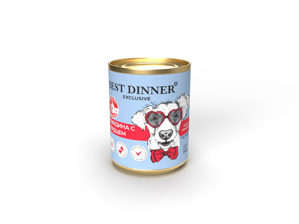 Влажный корм для собак Best Dinner Gastro Intestinal, говядина с сердцем, 6 шт по 340 г
Влажный корм для собак Best Dinner Gastro Intestinal, говядина с сердцем, 6 шт по 340 г