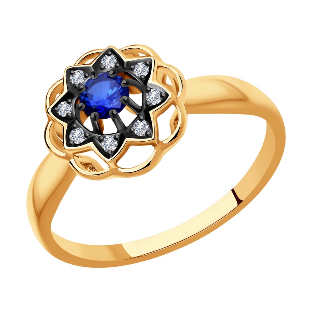 Кольцо из красного золота с бриллиантом/сапфиром р. SOKOLOV Diamonds 2011152, 2011152
Кольцо из красного золота с бриллиантом/сапфиром р. SOKOLOV Diamonds 2011152, 2011152