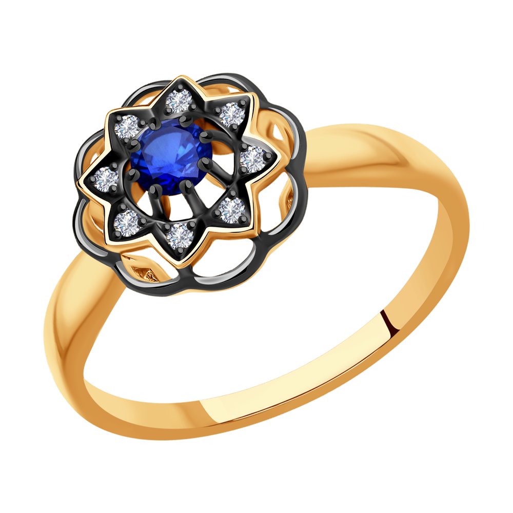 Кольцо из красного золота с бриллиантом/сапфиром р. 17 SOKOLOV Diamonds 2011151, 2011151
Кольцо из красного золота с бриллиантом/сапфиром р. 17 SOKOLOV Diamonds 2011151, 2011151