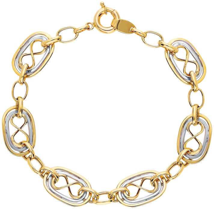 Браслет из комбинированного золота с без вставки р. 19,5 MOSTAR JEWELLERY TB2041, TB2041
Браслет из комбинированного золота с без вставки р. 19,5 MOSTAR JEWELLERY TB2041, TB2041