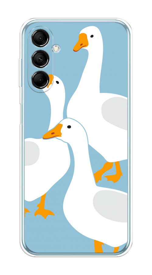 Чехол на Samsung Galaxy M14 5G "Гусиное трио", Голубой;белый;серый;желтый, 2108150-1
Чехол на Samsung Galaxy M14 5G "Гусиное трио", Голубой;белый;серый;желтый, 2108150-1