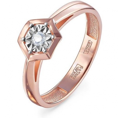 Кольцо из красного золота с бриллиантом р. 18 Kabarovsky 11-01273-1000, 11-01273-1000
Кольцо из красного золота с бриллиантом р. 18 Kabarovsky 11-01273-1000, 11-01273-1000