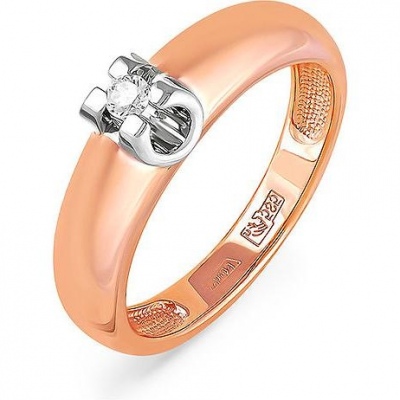 Кольцо из красного золота с бриллиантом р. 19,5 Kabarovsky 11-0072-1000, 11-0072-1000
Кольцо из красного золота с бриллиантом р. 19,5 Kabarovsky 11-0072-1000, 11-0072-1000