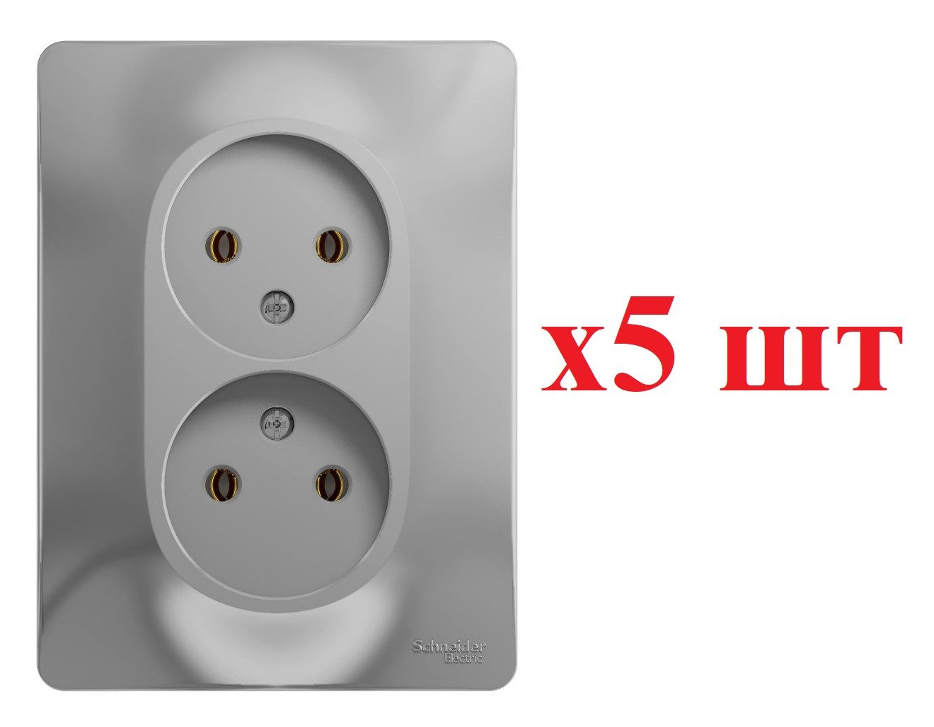 Розетка 2-м СП Glossa 16А IP20 без заземл. в сборе алюм. SchE GSL000320 (5шт), Glossa11
Розетка 2-м СП Glossa 16А IP20 без заземл. в сборе алюм. SchE GSL000320 (5шт), Glossa11