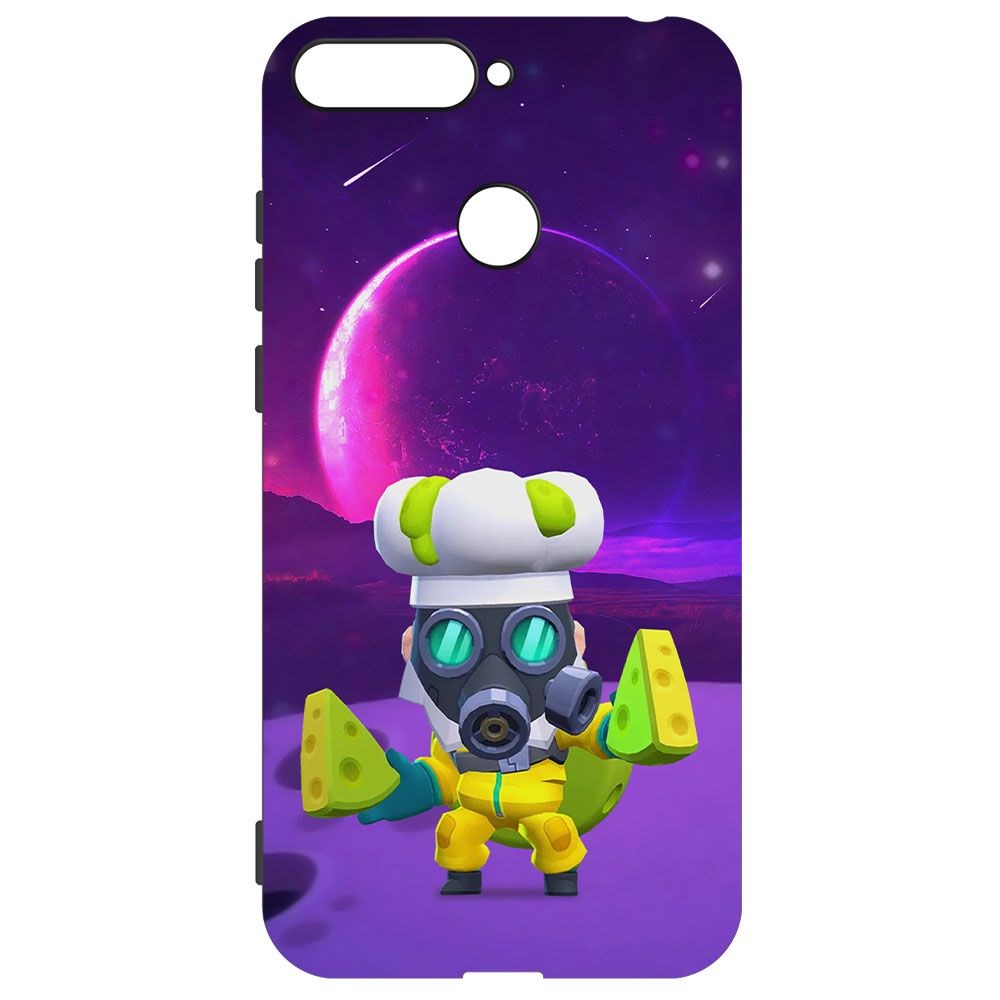 Чехол-накладка Krutoff Brawl Stars - Майк с плесенью для Huawei Y6 Prime (2018), Черный
Чехол-накладка Krutoff Brawl Stars - Майк с плесенью для Huawei Y6 Prime (2018), Черный