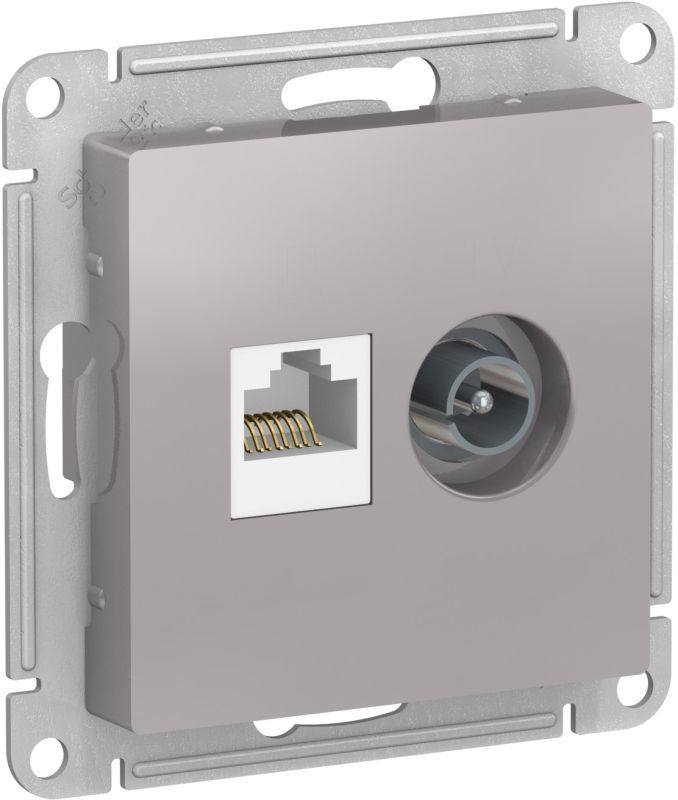 SE AtlasDesign Алюминий Розетка двойная комп+ТВ, RJ45+TV, кат.5E, механизм ATN000389, Серый, AtlasDesign_Скрытый_1
SE AtlasDesign Алюминий Розетка двойная комп+ТВ, RJ45+TV, кат.5E, механизм ATN000389, Серый, AtlasDesign_Скрытый_1