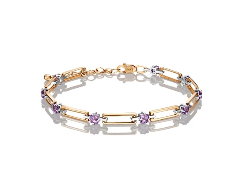 Браслет из золота с аметистом р. 21 PLATINA jewelry 05-0637-00-203-1111-57, 05-0637-00-203-1111-57
Браслет из золота с аметистом р. 21 PLATINA jewelry 05-0637-00-203-1111-57, 05-0637-00-203-1111-57