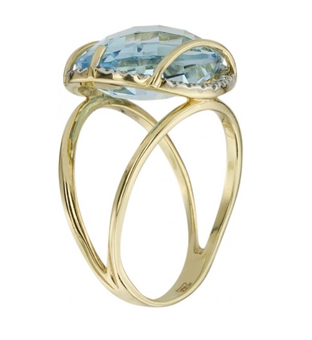 Кольцо из желтого золота с топазом/бриллиантом р. 17,5 ALORIS Кольцо 1420БрТ, Кольцо 1420БрТ 
Кольцо из желтого золота с топазом/бриллиантом р. 17,5 ALORIS Кольцо 1420БрТ, Кольцо 1420БрТ