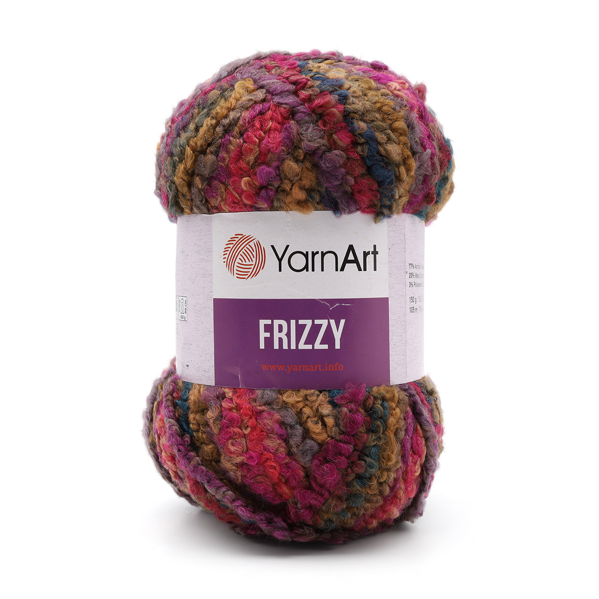Пряжа для вязания YarnArt Frizzy 150г, 105м (акрил, шерсть, gолиэстер) (414), 3 мотка, Разноцветный, 7733923
Пряжа для вязания YarnArt Frizzy 150г, 105м (акрил, шерсть, gолиэстер) (414), 3 мотка, Разноцветный, 7733923