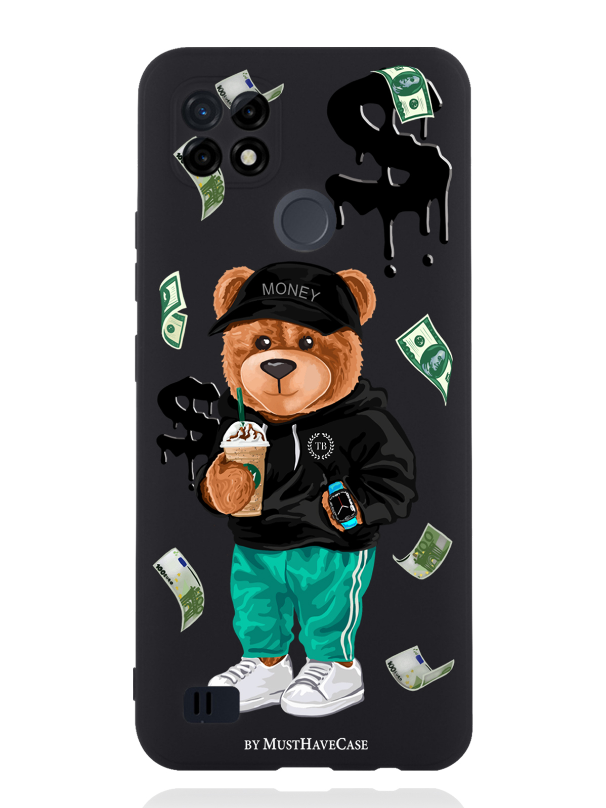 Чехол MustHaveCase RealMe C21 Мишка Тони, Черный;зеленый;коричневый, RealMe C21 Мишка Тони
Чехол MustHaveCase RealMe C21 Мишка Тони, Черный;зеленый;коричневый, RealMe C21 Мишка Тони
