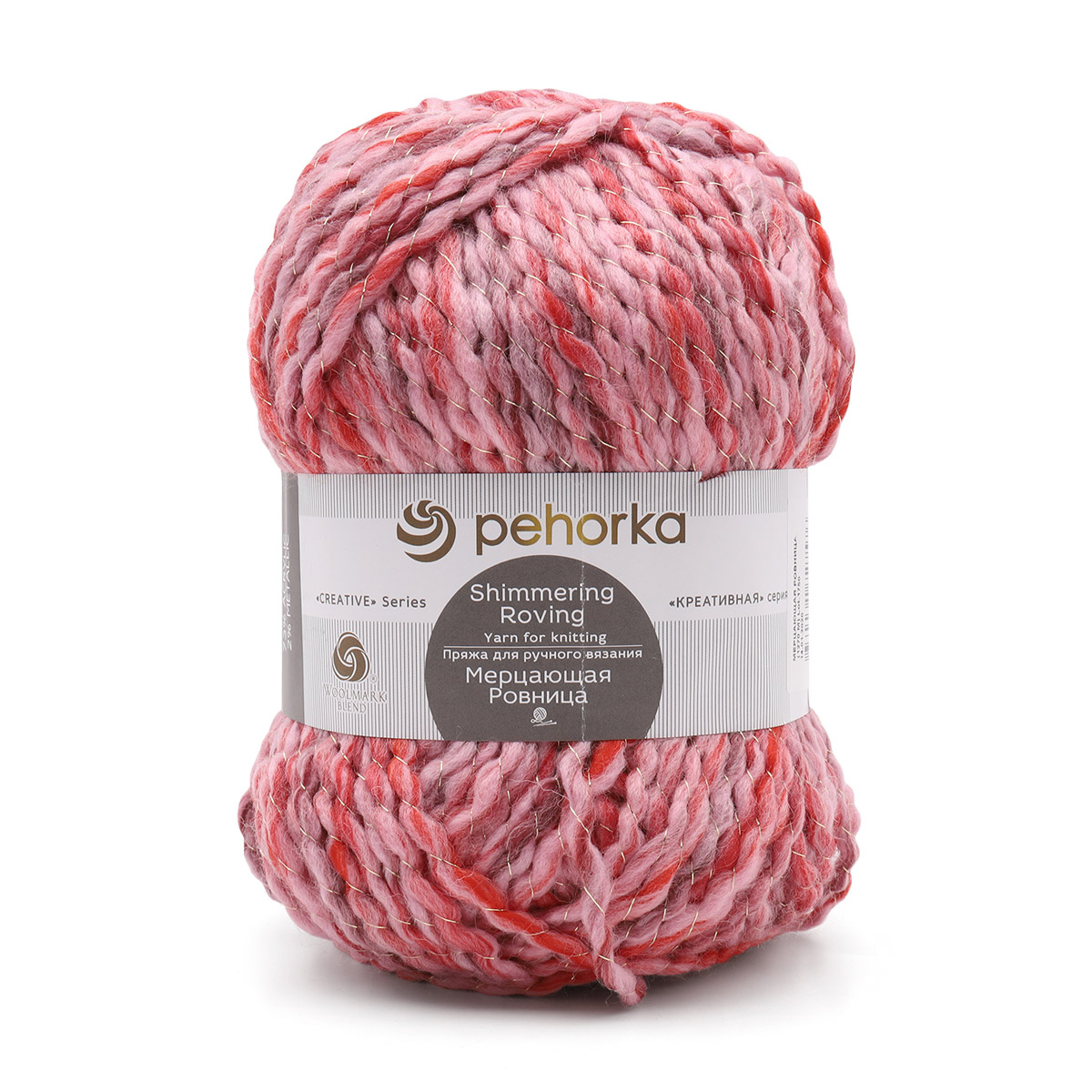 Пряжа Пехорка 'Мерцающая ровница', 200гр, 170м (шерсть, акрил, метанит) (1270 М), 5 мотков, Розовый
Пряжа Пехорка 'Мерцающая ровница', 200гр, 170м (шерсть, акрил, метанит) (1270 М), 5 мотков, Розовый