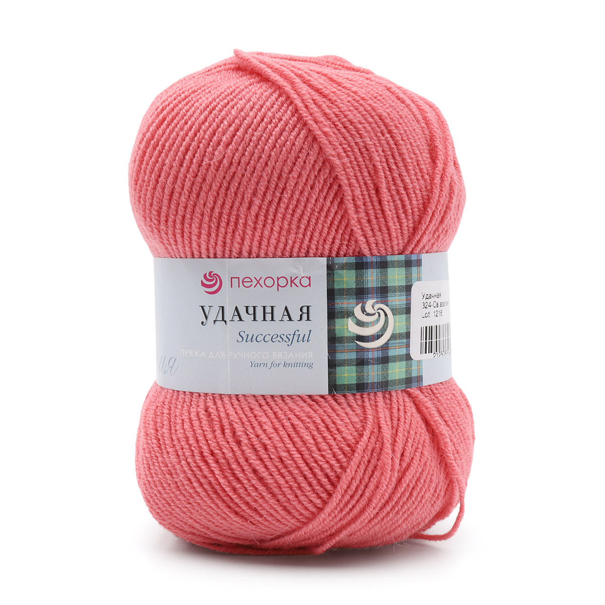 Пряжа Пехорка 'Удачная', 100г, 250м (шерсть, акрил) (324 светлая азалия), 5 мотков, Розовый
Пряжа Пехорка 'Удачная', 100г, 250м (шерсть, акрил) (324 светлая азалия), 5 мотков, Розовый