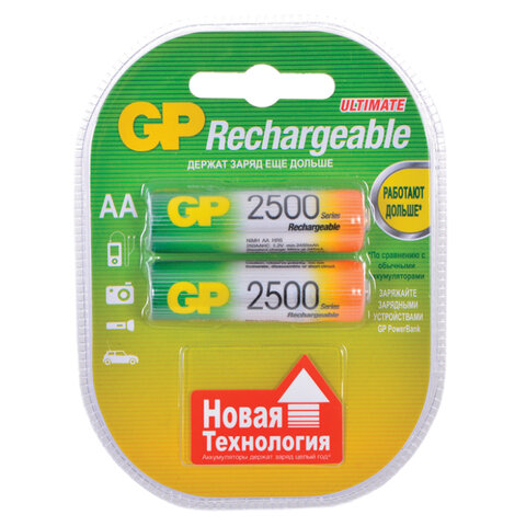 Батарейки аккумуляторные GP, комплект 2 шт., АА, Ni-Mh, 2500 mAh, блистер, 250AAHC-2DECRC2
Батарейки аккумуляторные GP, комплект 2 шт., АА, Ni-Mh, 2500 mAh, блистер, 250AAHC-2DECRC2