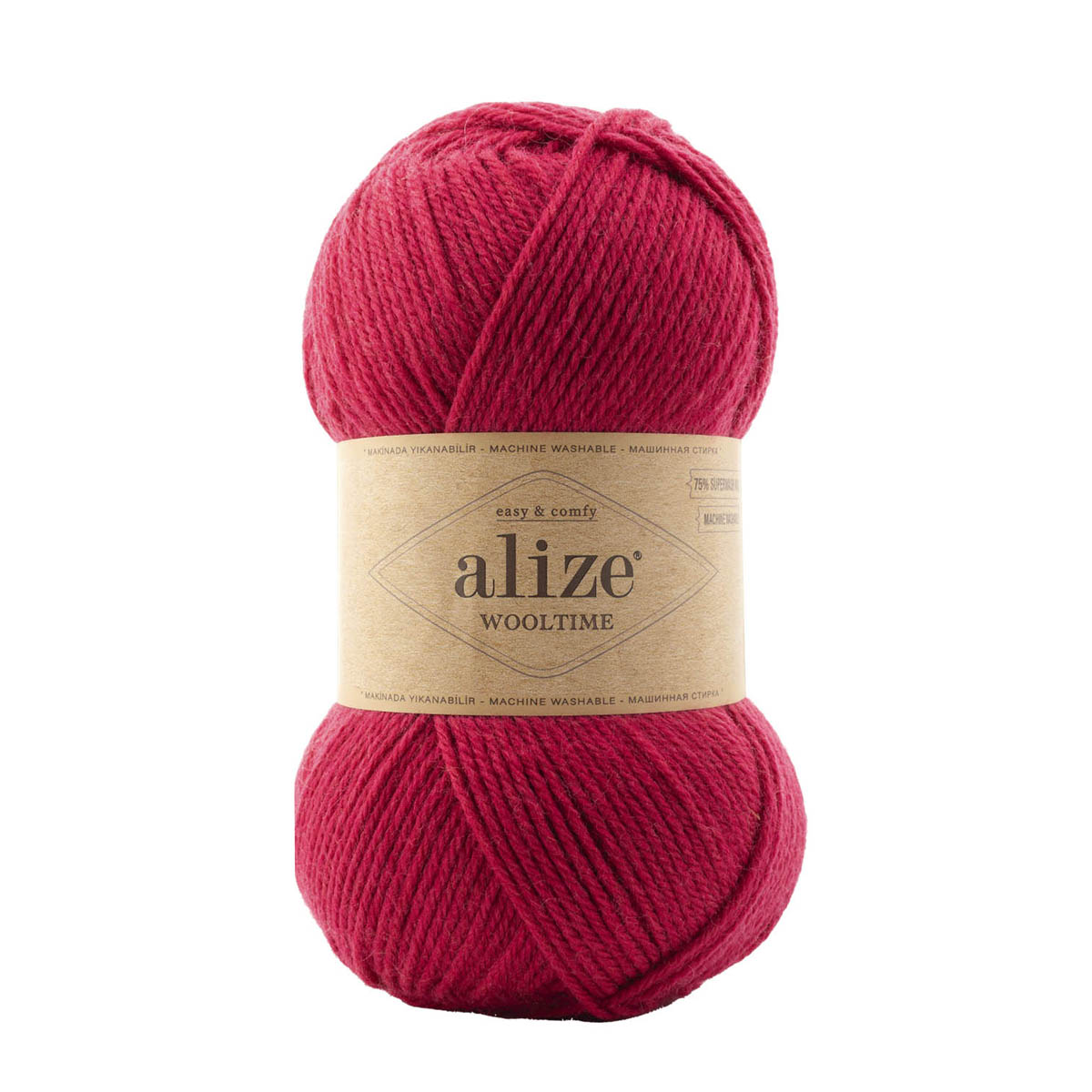 Пряжа Alize 'Wooltime', 100г, 200м (SW шерсть, полиамид) (740 малина), 5 мотков, Красный
Пряжа Alize 'Wooltime', 100г, 200м (SW шерсть, полиамид) (740 малина), 5 мотков, Красный