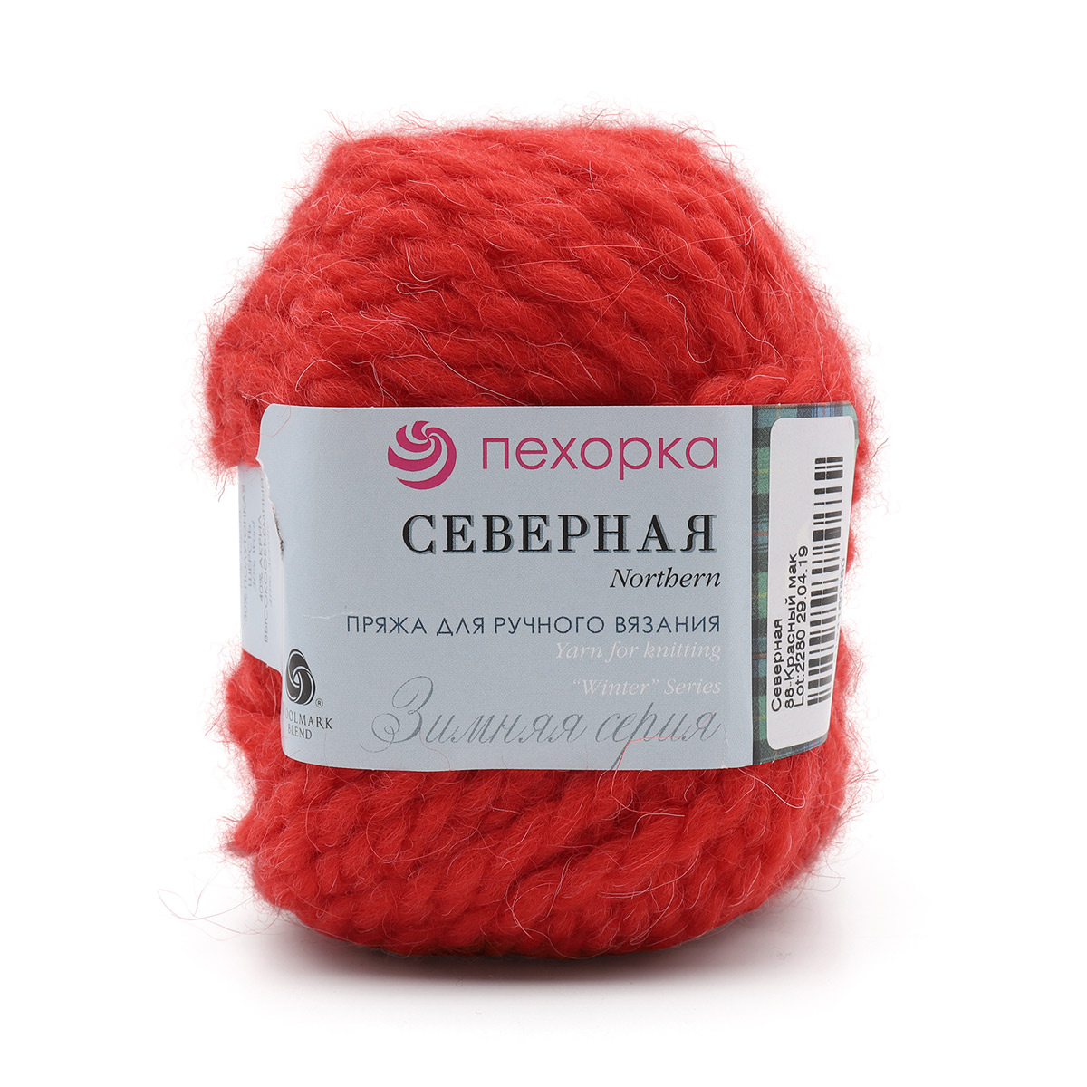 Пряжа для вязания Пехорка Северная 50г, 50м (88-Красный мак), 10 мотков, 902291
Пряжа для вязания Пехорка Северная 50г, 50м (88-Красный мак), 10 мотков, 902291