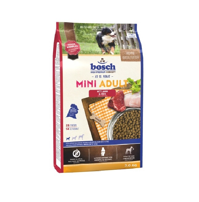 Сухой корм для собак Bosch Mini Adult, для мелких пород, ягненок и рис, 3кг, Mini Adult
Сухой корм для собак Bosch Mini Adult, для мелких пород, ягненок и рис, 3кг, Mini Adult