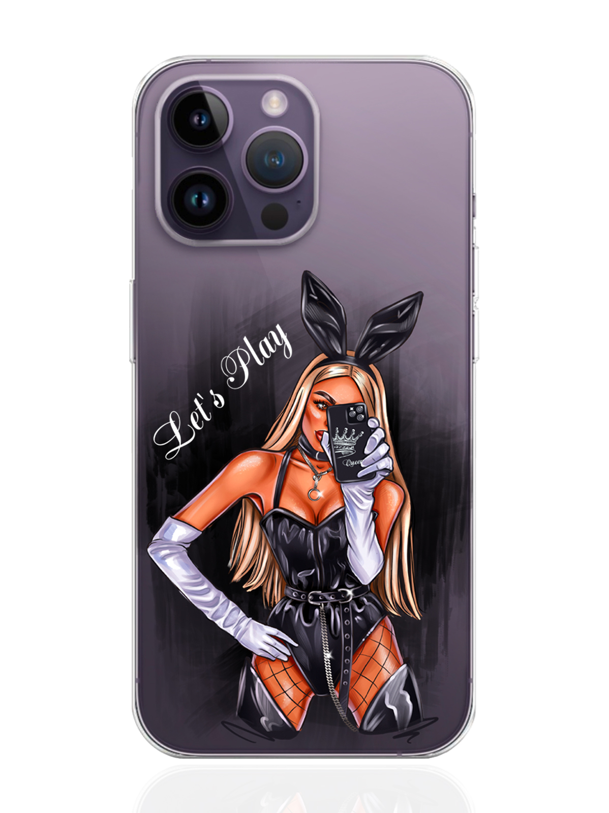 Чехол MustHaveCase iPhone 14 Pro Max Игривая зайка Let's Play, Прозрачный;розовый;черный, iPhone 14 Pro Max Игривая зайка Let's Play
Чехол MustHaveCase iPhone 14 Pro Max Игривая зайка Let's Play, Прозрачный;розовый;черный, iPhone 14 Pro Max Игривая зайка Let's Play