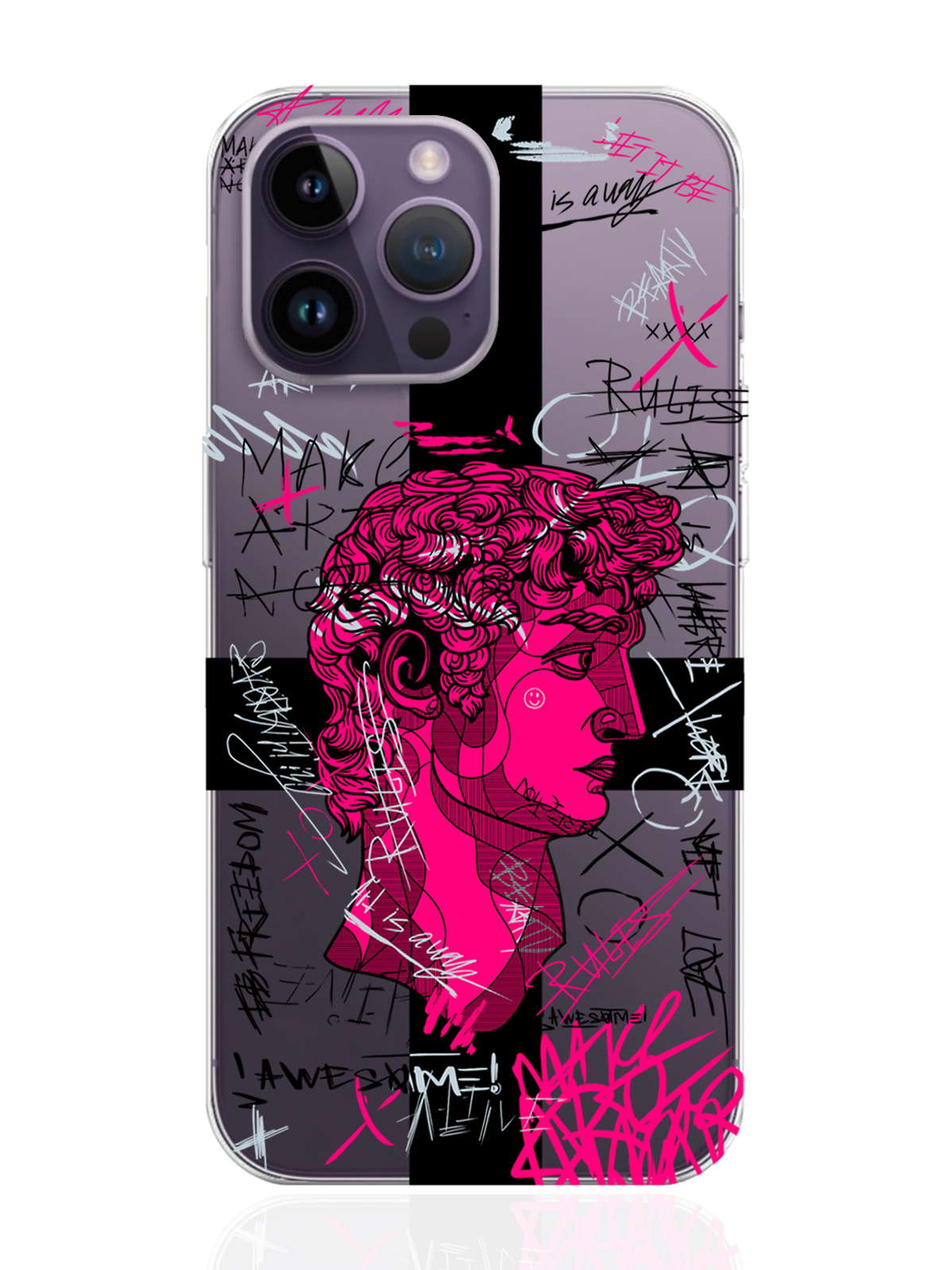 Чехол MustHaveCase iPhone 14 Pro Max Голова Давида граффити, Красный;черный, iPhone 14 Pro Max Голова Давида граффити
Чехол MustHaveCase iPhone 14 Pro Max Голова Давида граффити, Красный;черный, iPhone 14 Pro Max Голова Давида граффити