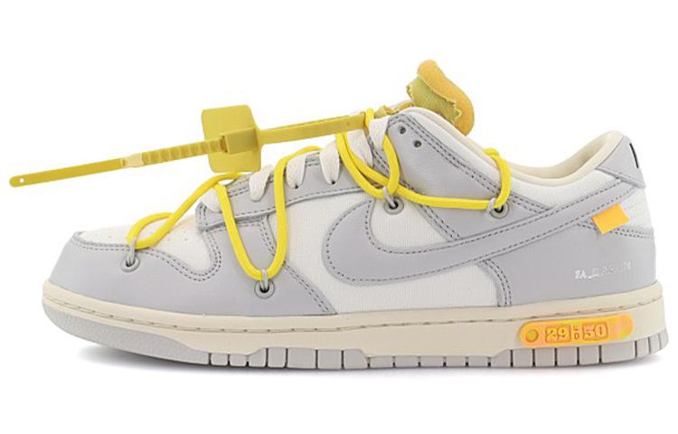 Кеды унисекс Nike Off-White x Nike Dunk Low The 50 NO.29 белые 42 EU, Белый, Off-White x Nike Dunk Low The 50 NO.29
Кеды унисекс Nike Off-White x Nike Dunk Low The 50 NO.29 белые 42 EU, Белый, Off-White x Nike Dunk Low The 50 NO.29