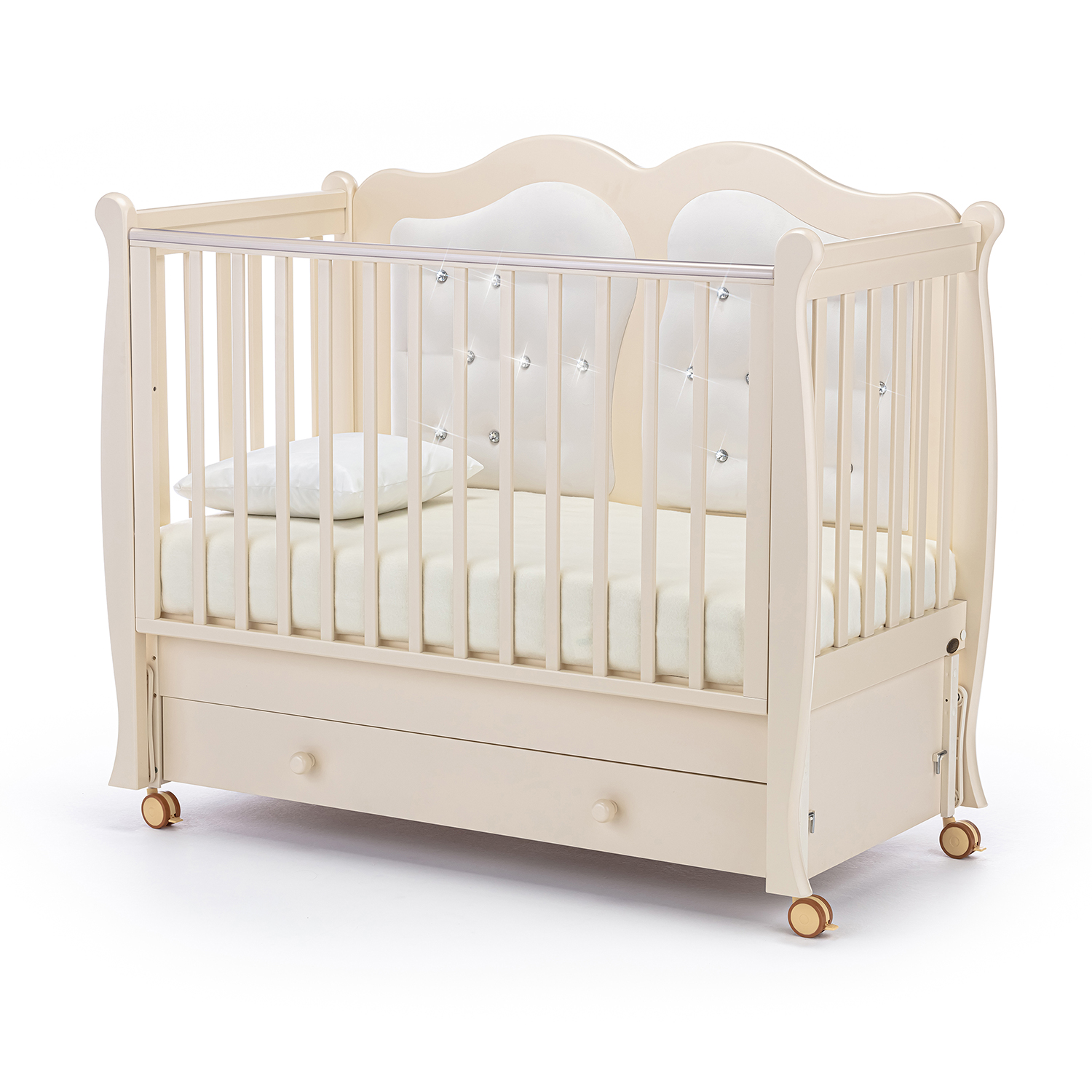 Кроватка Nuovita Affetto Swing маятник продольный avorio слоновая кость, Affetto Swing
Кроватка Nuovita Affetto Swing маятник продольный avorio слоновая кость, Affetto Swing