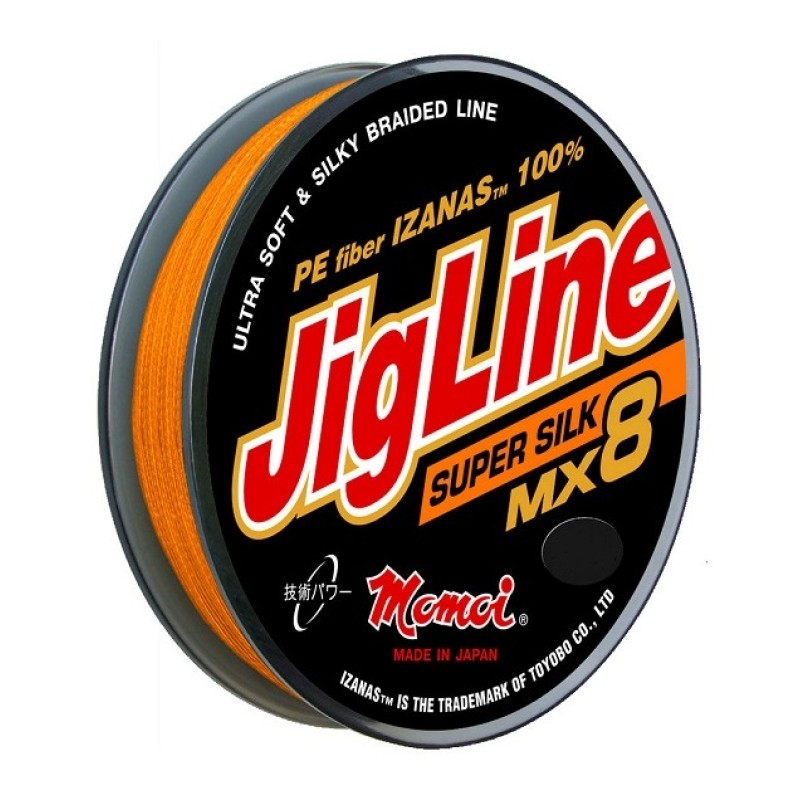 Плетеный шнур для рыбалки Momoi JigLine MX8 Super Silk (0.25 / 20 / 100 / 2.25 / оранжевый, JigLine MX8 Super Silk
Плетеный шнур для рыбалки Momoi JigLine MX8 Super Silk (0.25 / 20 / 100 / 2.25 / оранжевый, JigLine MX8 Super Silk