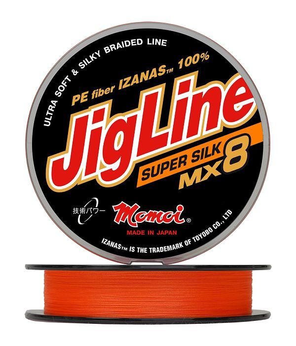 Плетеный шнур для рыбалки Momoi JigLine MX8 Super Silk (0.12 / 10 / 10 / 0.5 / оранжевый /, JigLine MX8 Super Silk
Плетеный шнур для рыбалки Momoi JigLine MX8 Super Silk (0.12 / 10 / 10 / 0.5 / оранжевый /, JigLine MX8 Super Silk