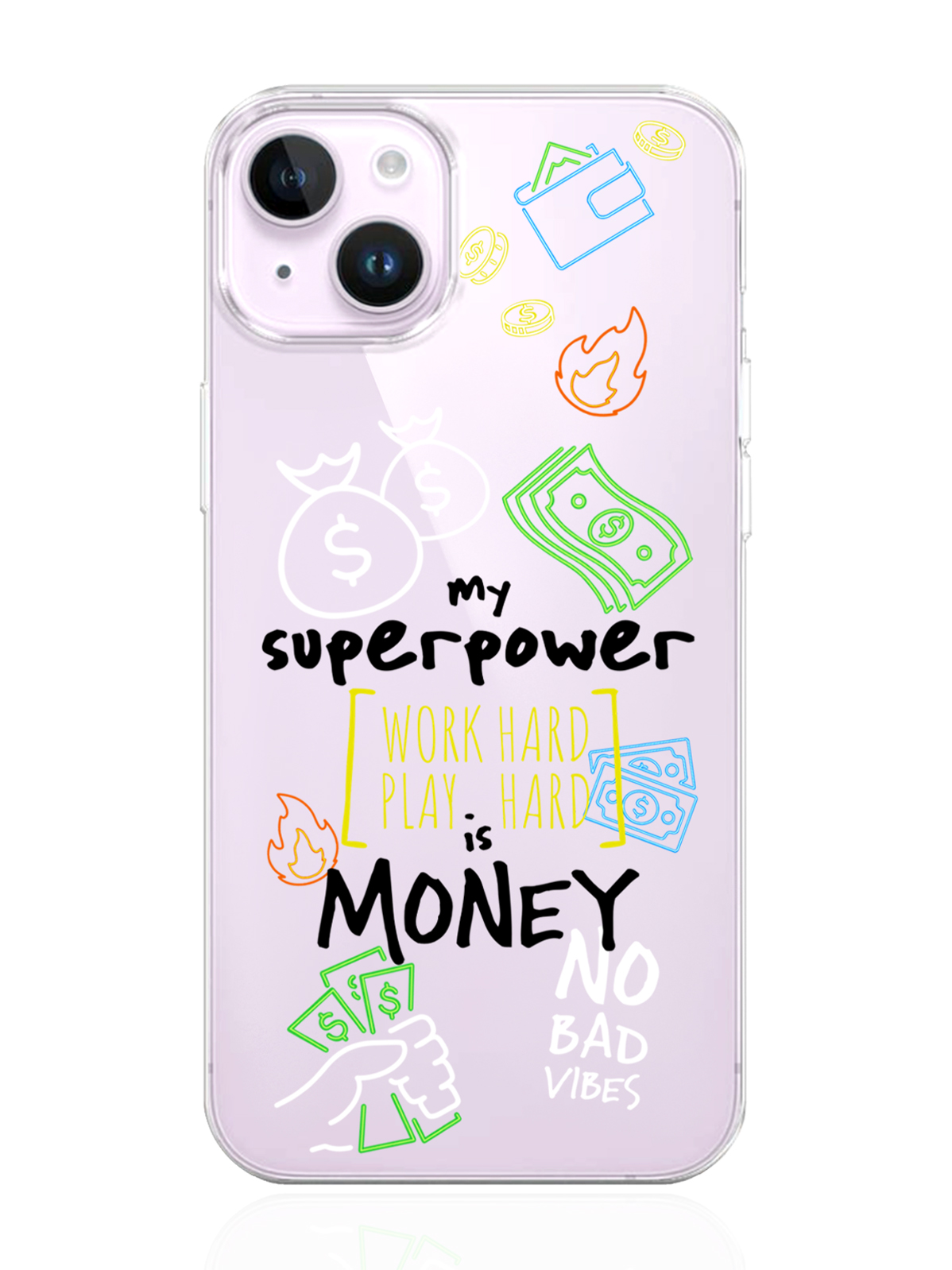 Чехол MustHaveCase iPhone 14 My Superpower is Money, Разноцветный, iPhone 14 My Superpower is Money
Чехол MustHaveCase iPhone 14 My Superpower is Money, Разноцветный, iPhone 14 My Superpower is Money
