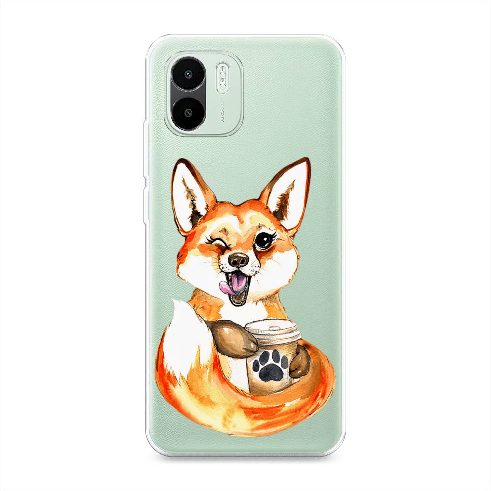 Чехол на Xiaomi Redmi A1 "Подмигивающая лиса с кофе", Оранжевый;белый;коричневый, 316350-4
Чехол на Xiaomi Redmi A1 "Подмигивающая лиса с кофе", Оранжевый;белый;коричневый, 316350-4