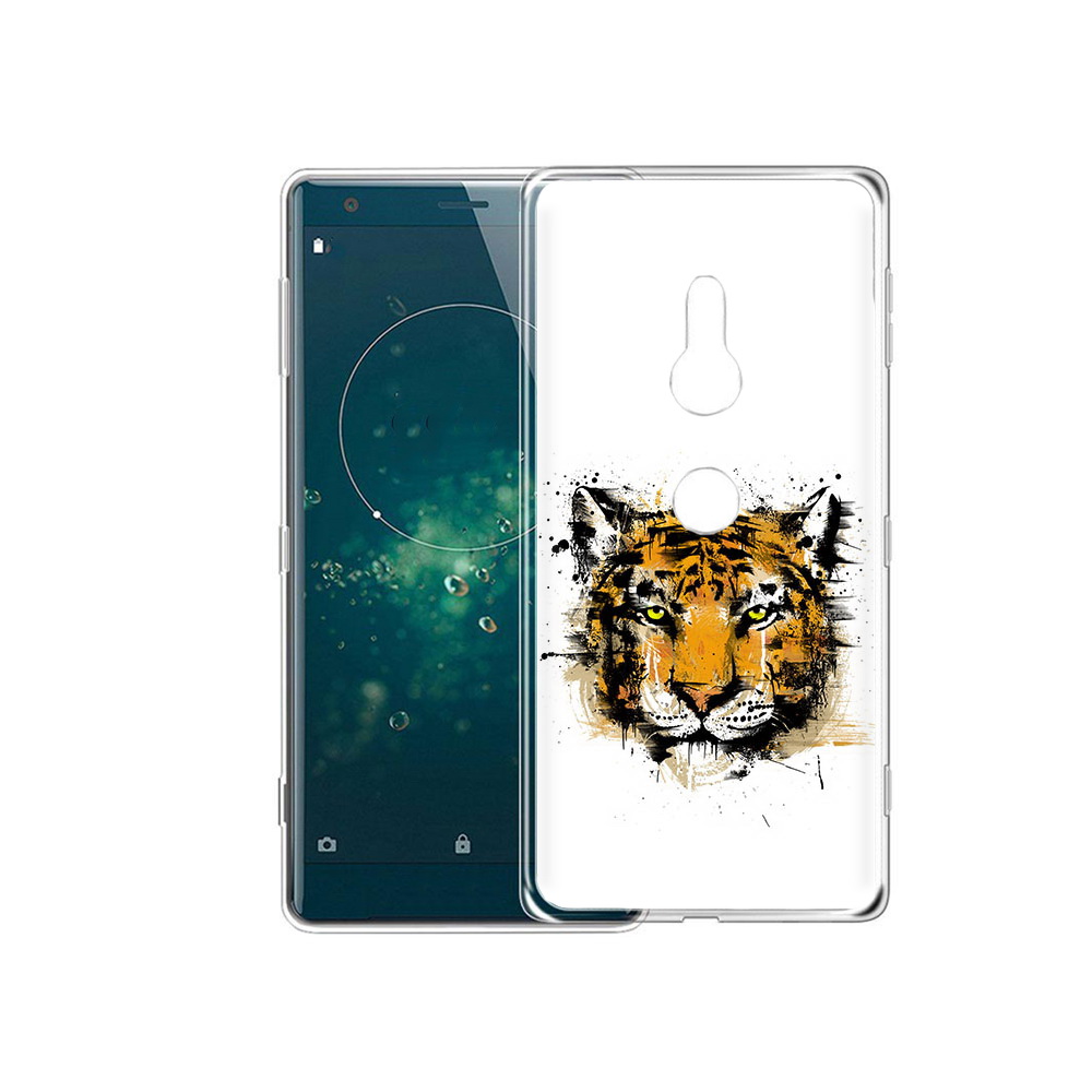 Чехол MyPads Tocco для Sony Xperia XZ2 тигруля, Прозрачный, Tocco 
Чехол MyPads Tocco для Sony Xperia XZ2 тигруля, Прозрачный, Tocco