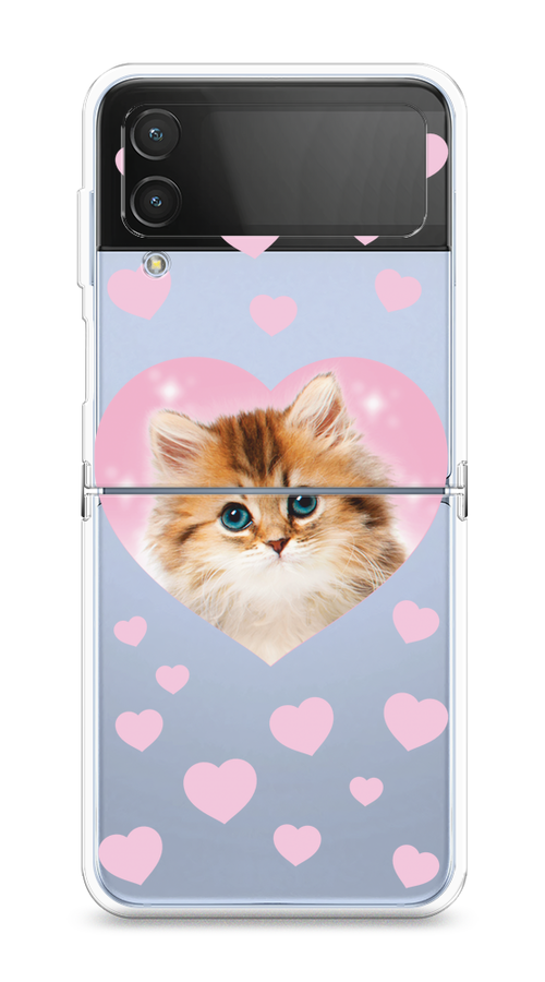 Чехол на Samsung Galaxy Z Flip 4 "Котенок в сердце", Розовый;оранжевый;белый;прозрачный, 2106650-1
Чехол на Samsung Galaxy Z Flip 4 "Котенок в сердце", Розовый;оранжевый;белый;прозрачный, 2106650-1