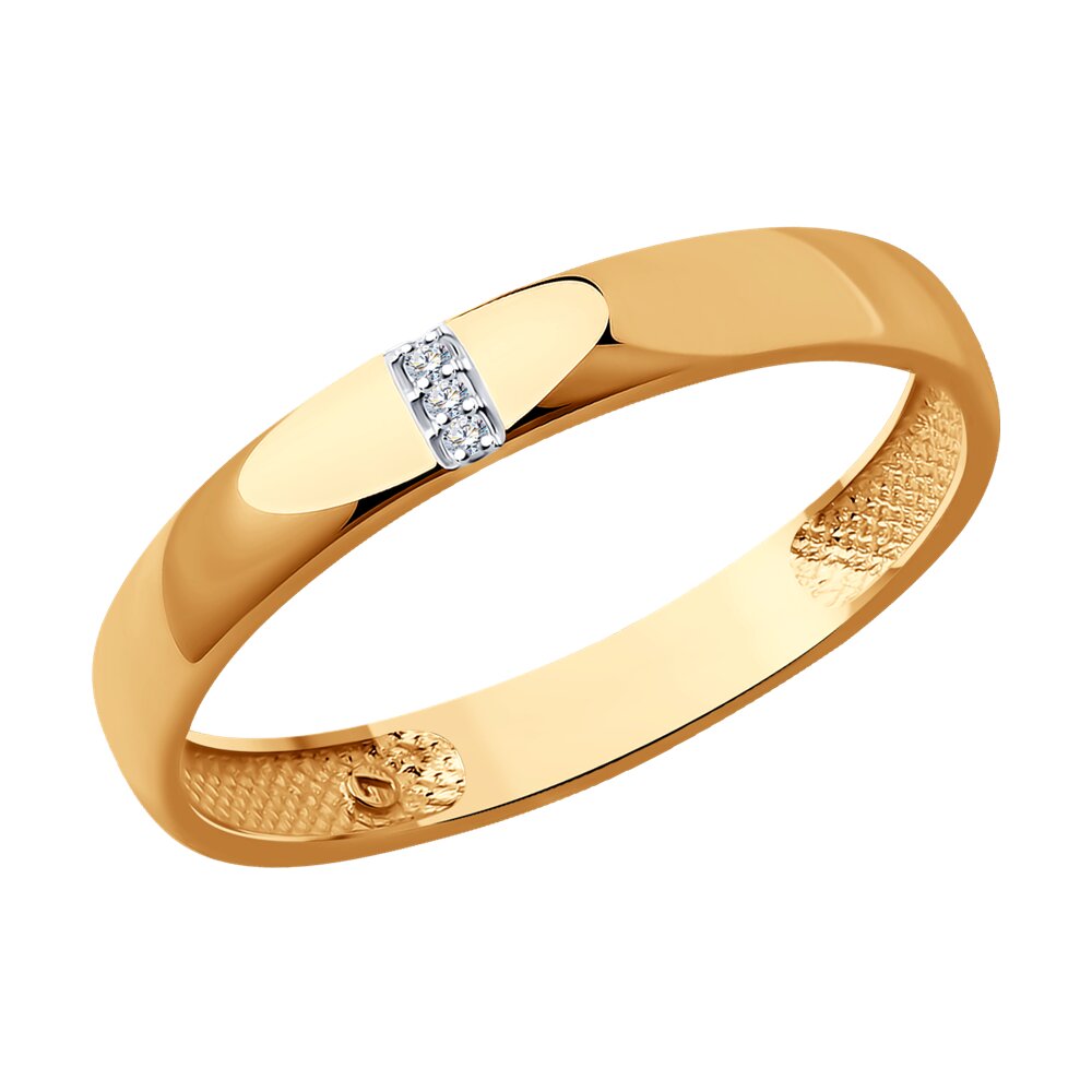 Кольцо обручальное из красного золота с бриллиантом р. , SOKOLOV Diamonds 1110223, 1110223
Кольцо обручальное из красного золота с бриллиантом р. , SOKOLOV Diamonds 1110223, 1110223